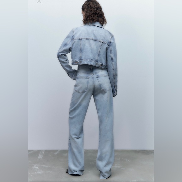 Zara Wide Leg Jeans - Picture 3 of 4